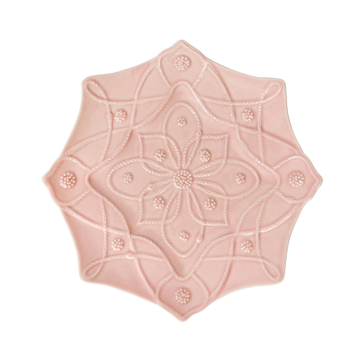 Jardins Du Monde Side/Cocktail Plate Assorted Set/4 - Blush