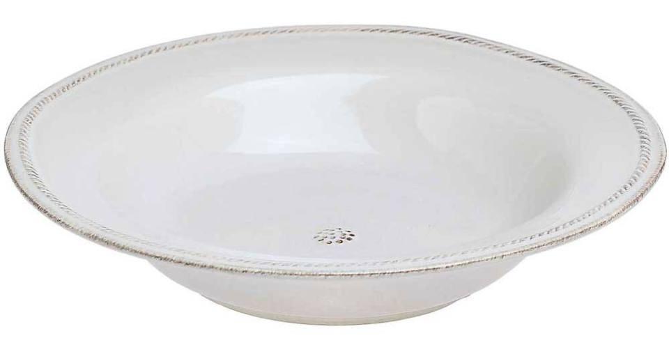 Berry & Thread Whitewash Rimmed Soup Bowl