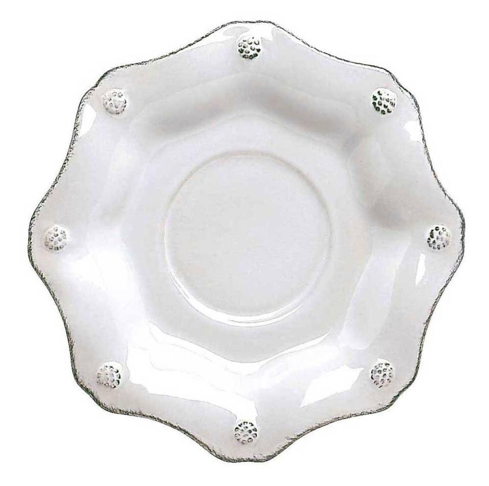 Berry & Thread Whitewash Scallop Saucer