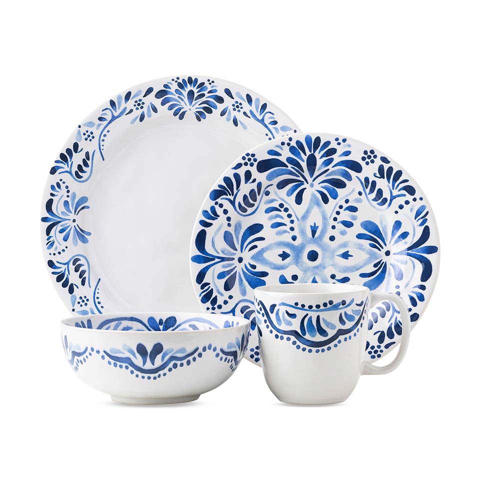 Iberian Indigo 4pc Set (KI01/046,KI02/046,KI07/046,KI46/046)