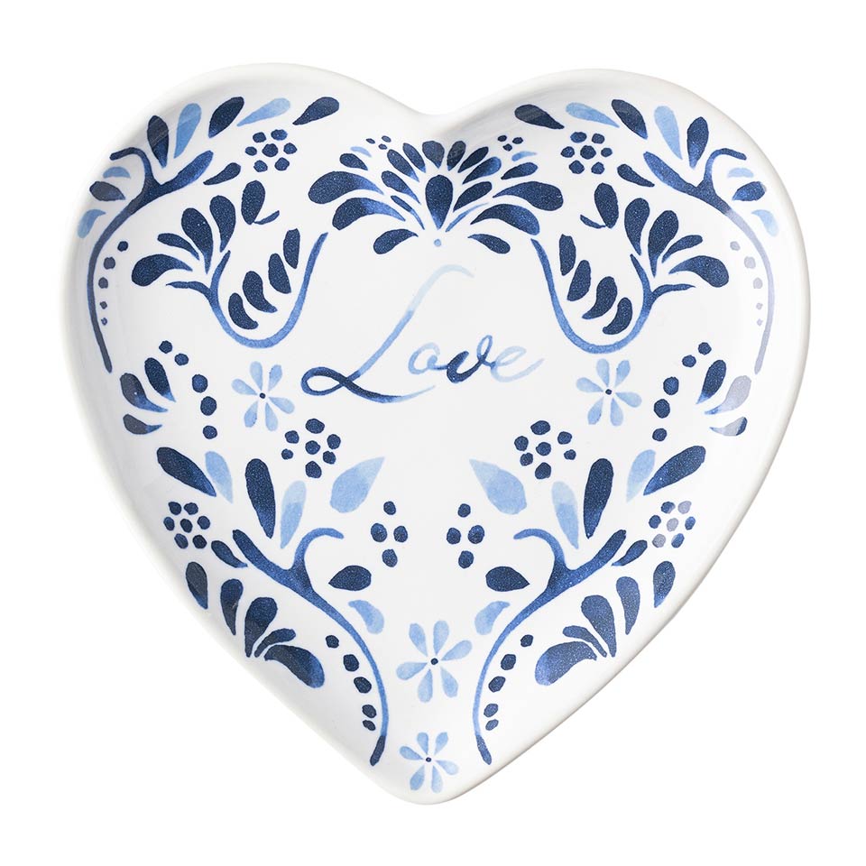 Iberian Indigo Love Tray