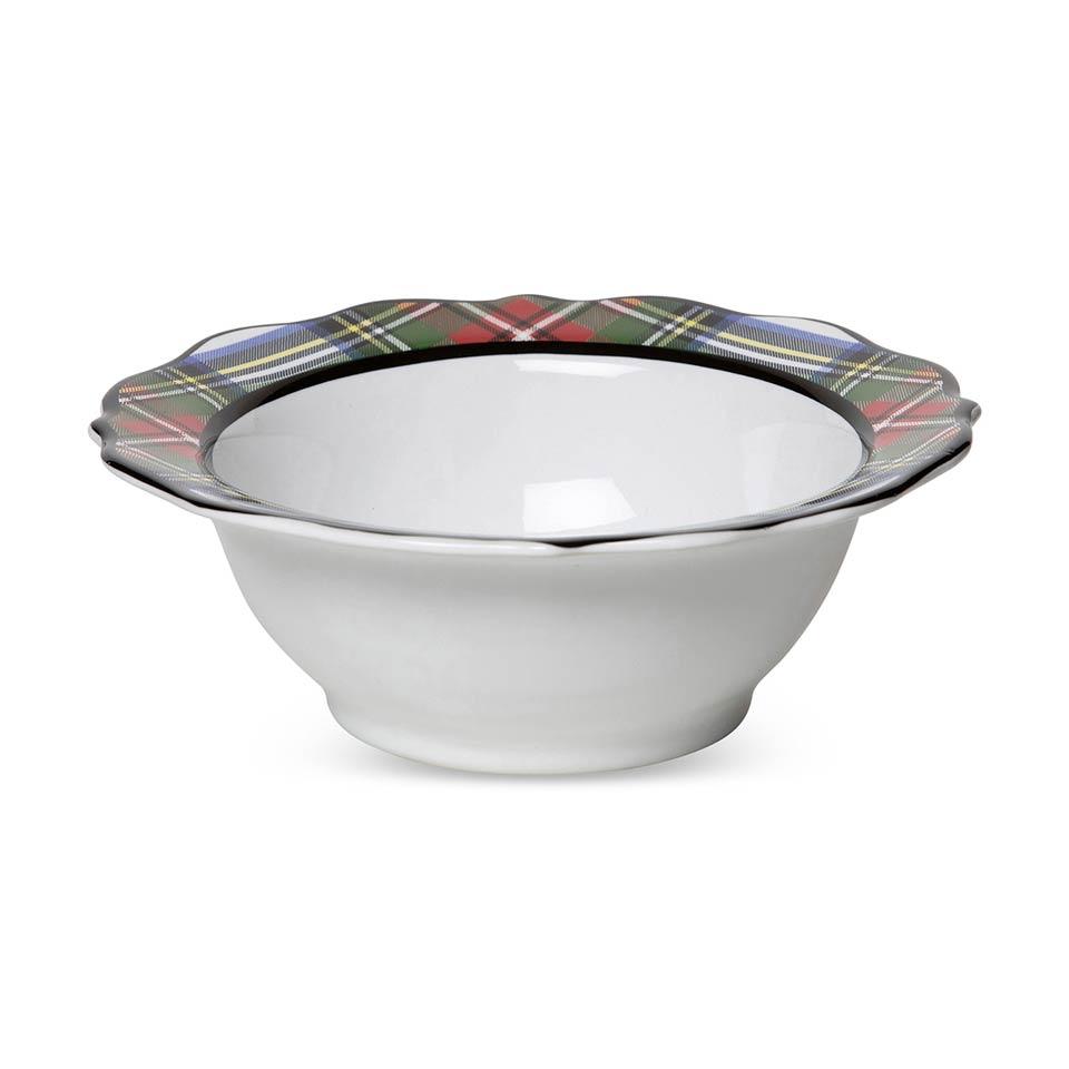 Stewart Tartan Cereal/Ice Cream Bowl