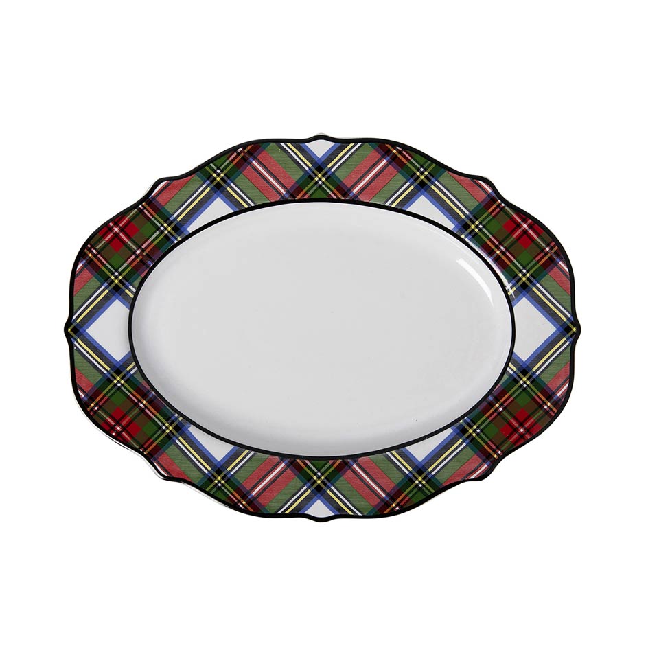 Stewart Tartan 15" Platter