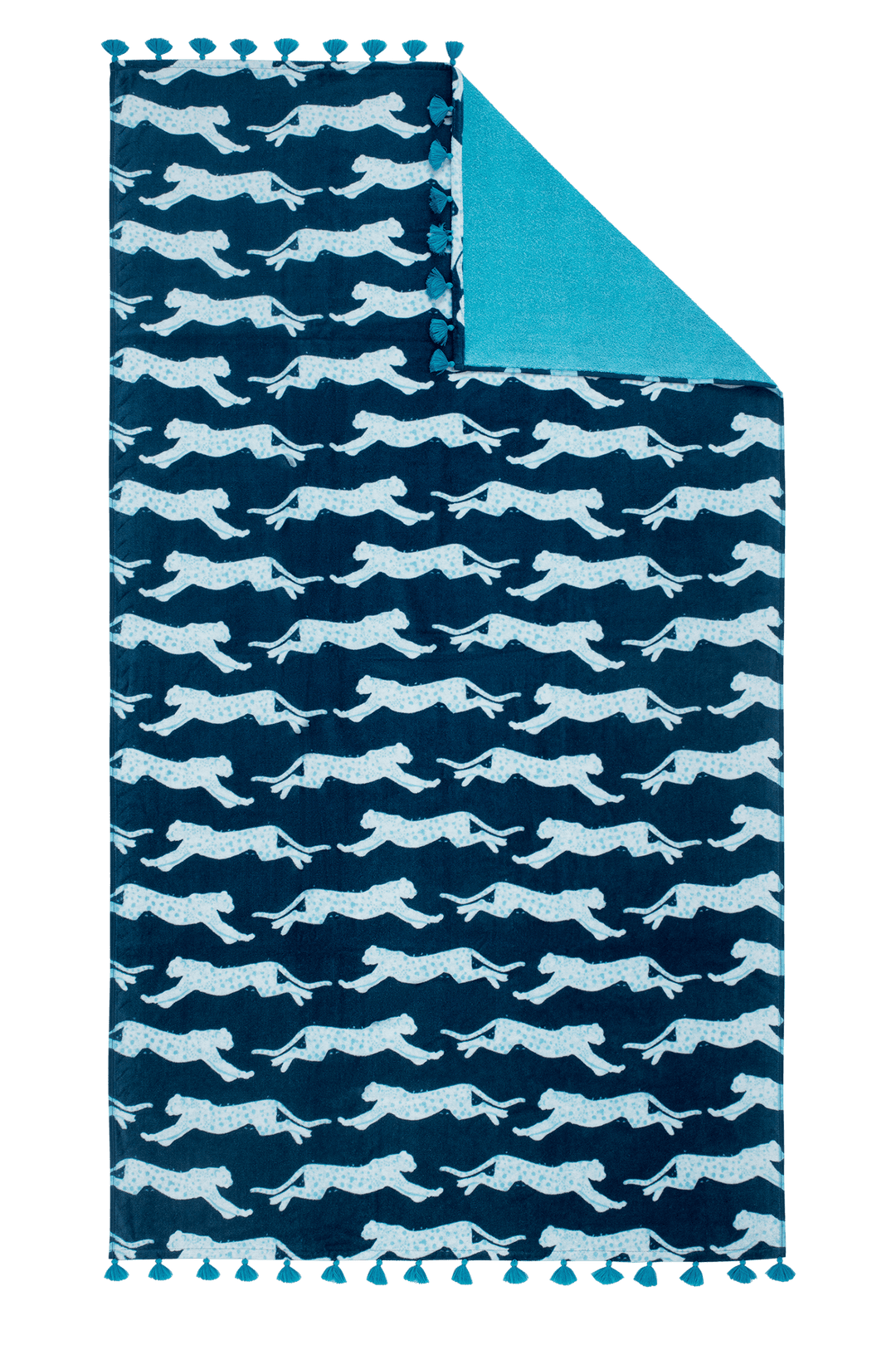Leaping Leopard Beach Towel by Matouk