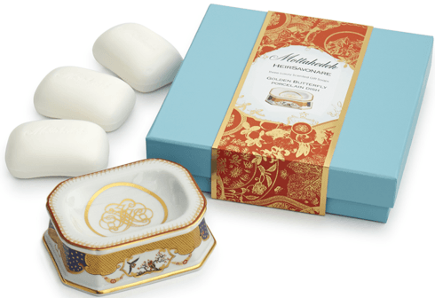 Heirsavonare Golden Butterfly Gift Soap Set