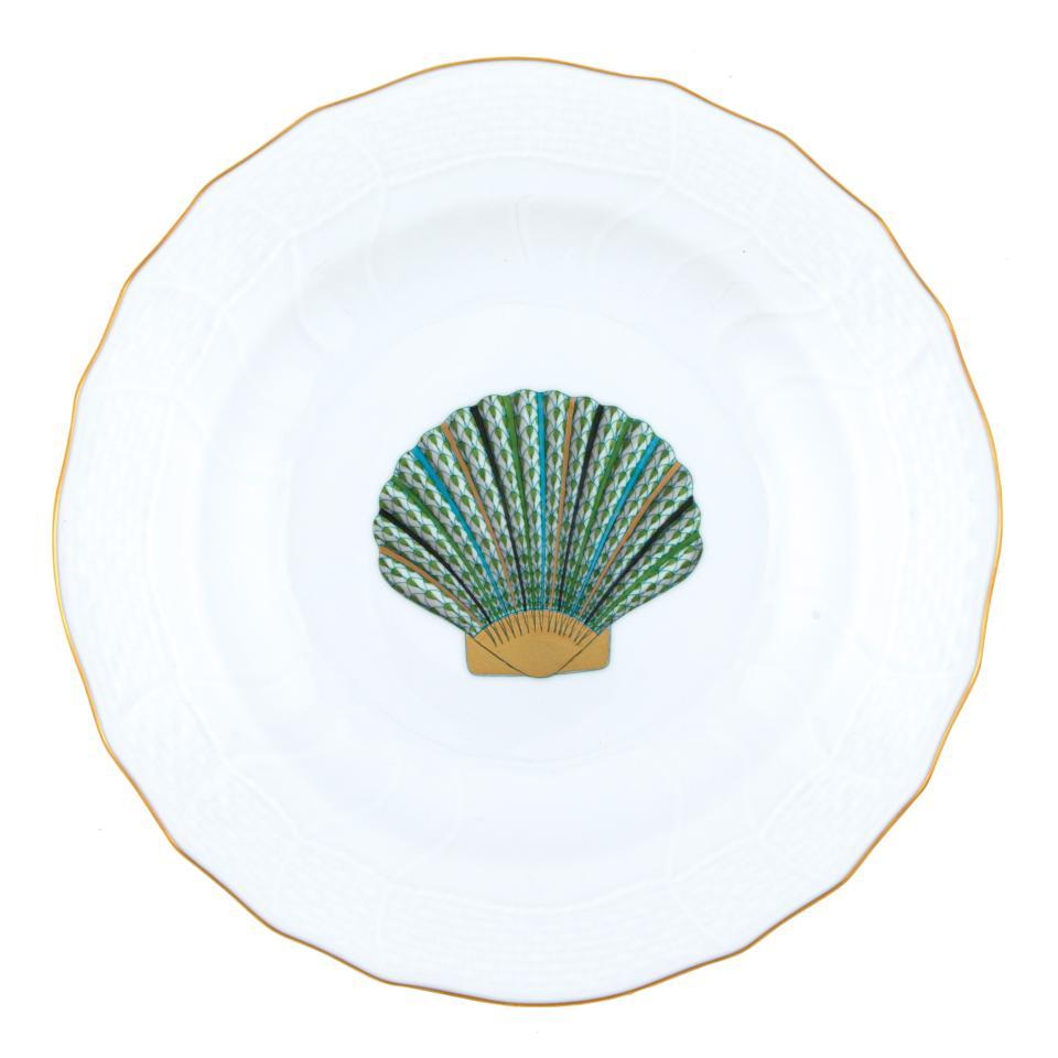 Aquatic Dessert - Scallop Shell Dessert Plate