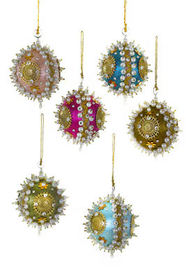 Pearled Satin Baubles