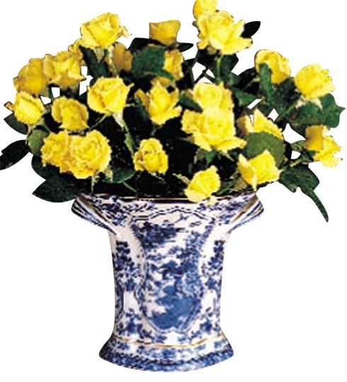 Blue Canton Bough Vase