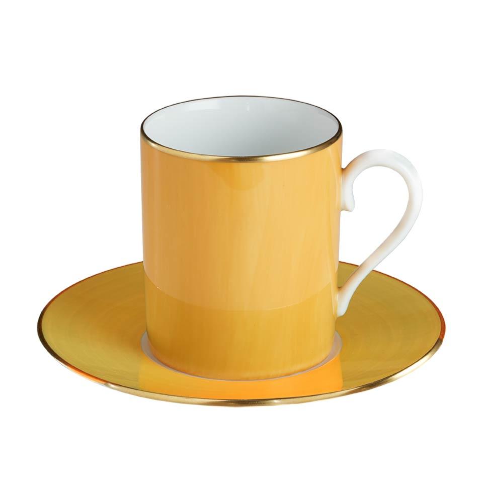 Lexington - Yellow (Jaune) Tall Cup & Saucer