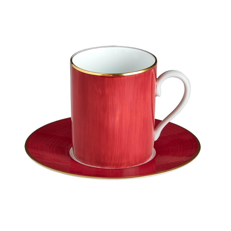 Lexington - Red (Rouge) Tall Cup & Saucer