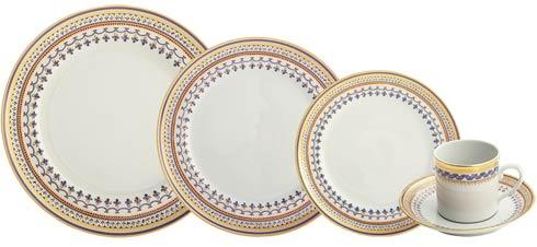 Chinoise Blue 5 Piece  Place Setting