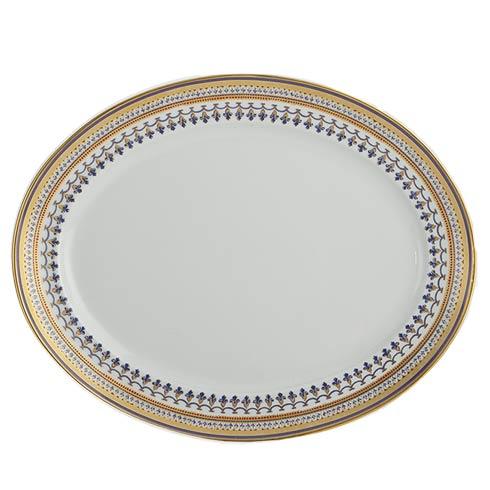 Chinoise Blue 14' Oval Platter