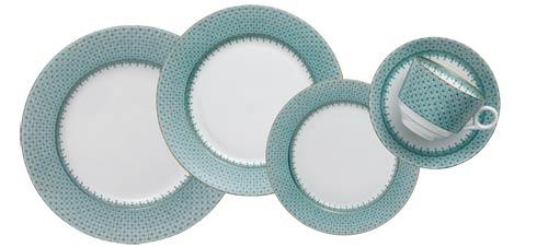 Lace - Green 5Pc Place Setting