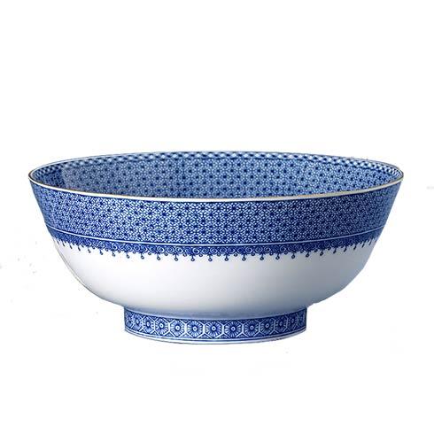 Lace - Blue Round Bowl