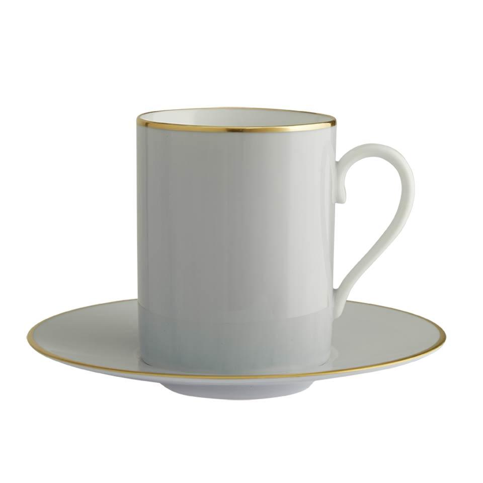 Lexington - Gray (Gris) Tall Cup & Saucer