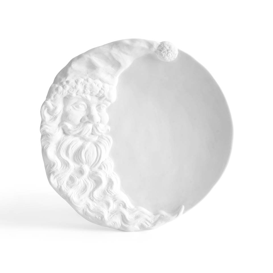 Santa Moon Plate