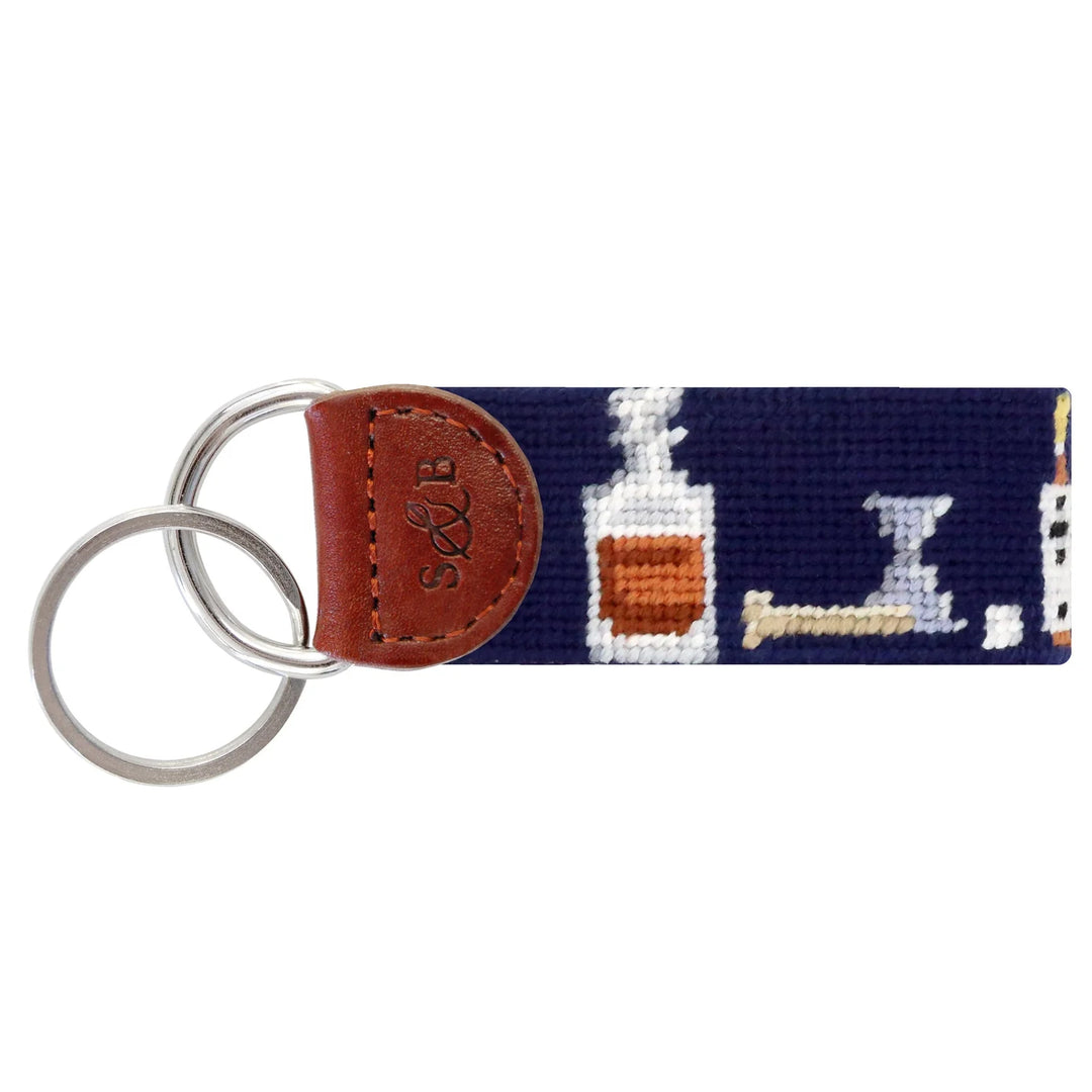 Needlepoint Key Fob