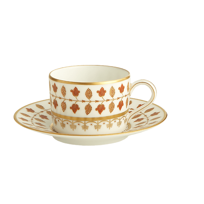 Matignon - Rust Tea Cup & Saucer