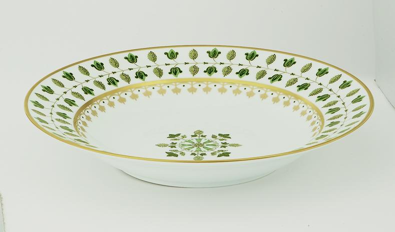 Matignon - Green French Rim Soup Plate