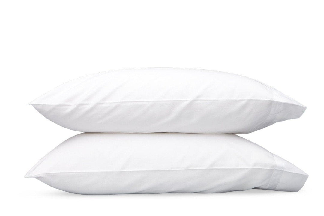 Matouk Nocturne Sateen Bedding in White