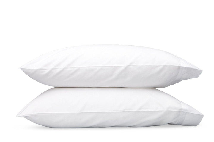 Matouk Nocturne Sateen Bedding in White