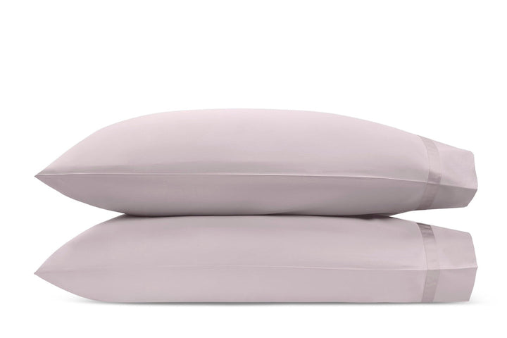 Matouk Nocturne Sateen Bedding in Deep Lilac