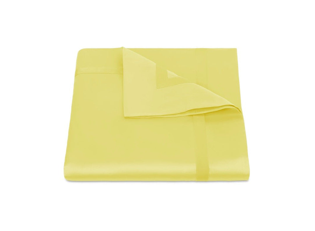 Matouk Nocturne Sateen Bedding in Lemon Yellow