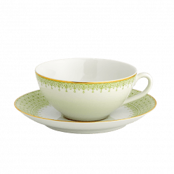 Lace - Apple Tea For Two, Tea Cup & Saucer