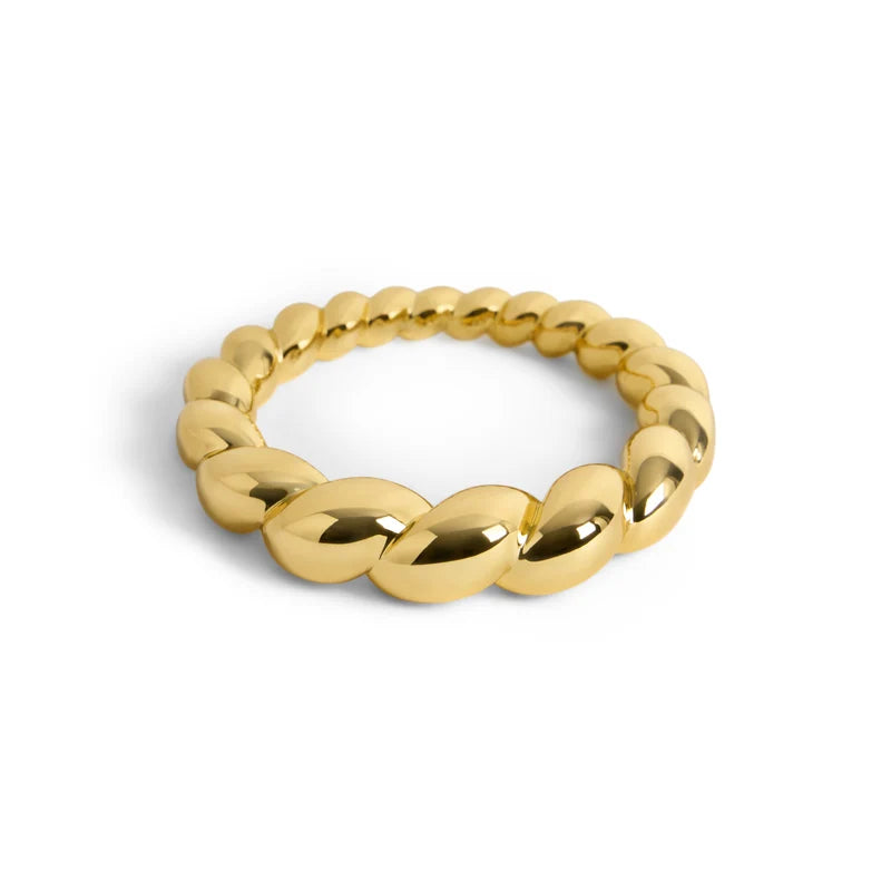 Jessica McCormack Shell Napkin Rings Gold (4pc)