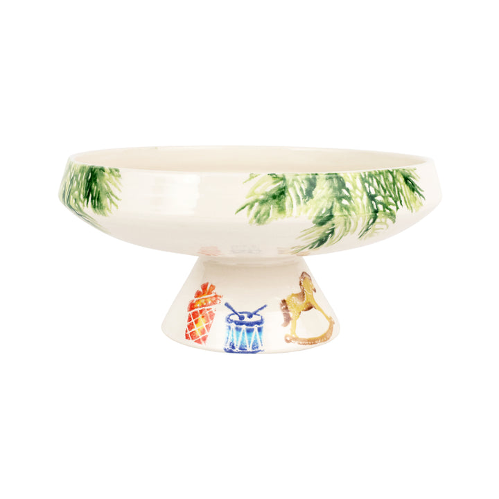 Nutcrackers Pedestal Fruit Bowl