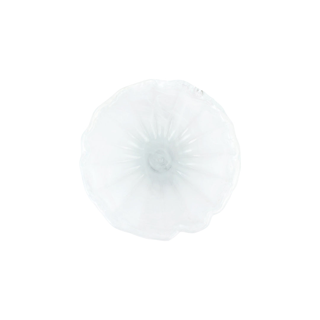 Onda Glass White Small Bowl