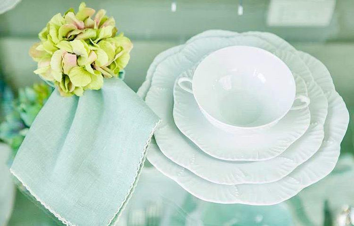 Ocean White Dinner Plate