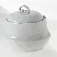 Ocean White Sugar Bowl