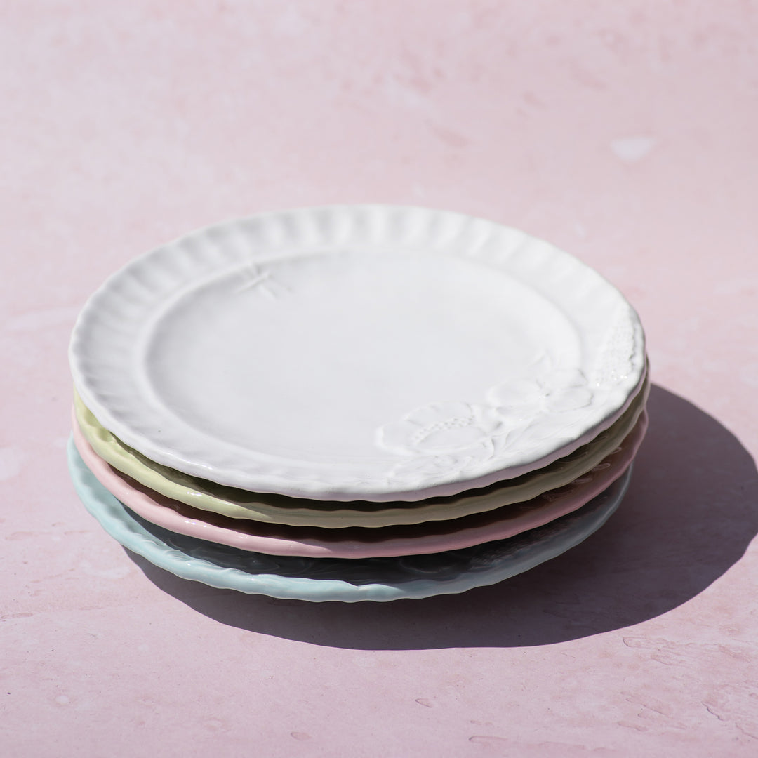 Pietra Fiori Pistachio Salad Plate