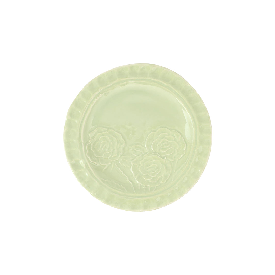 Pietra Fiori Pistachio Canape Plate
