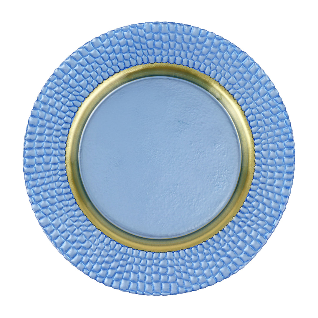 Pelli Glass Blue Charger