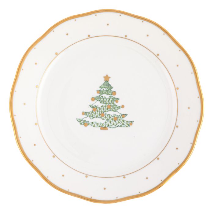 Christmas Dinner Plate - Tree