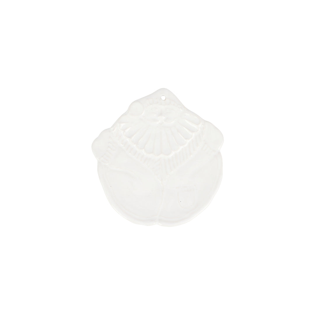 Pietra Natale Figural Santa Ornament