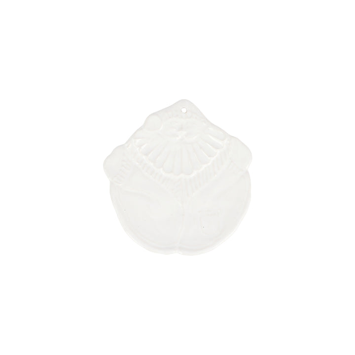 Pietra Natale Figural Santa Ornament