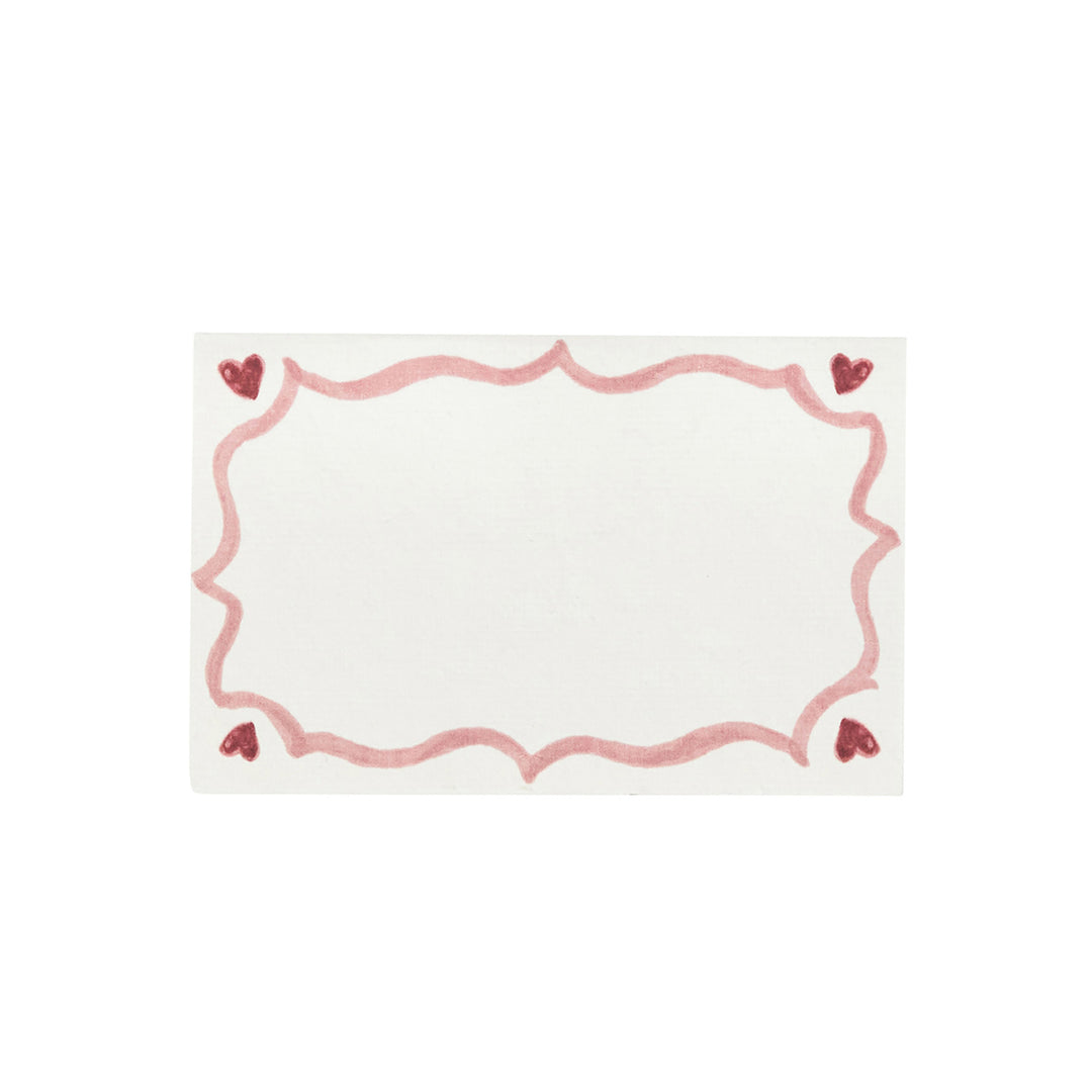 Love You More Place Card Set/12 - Pink