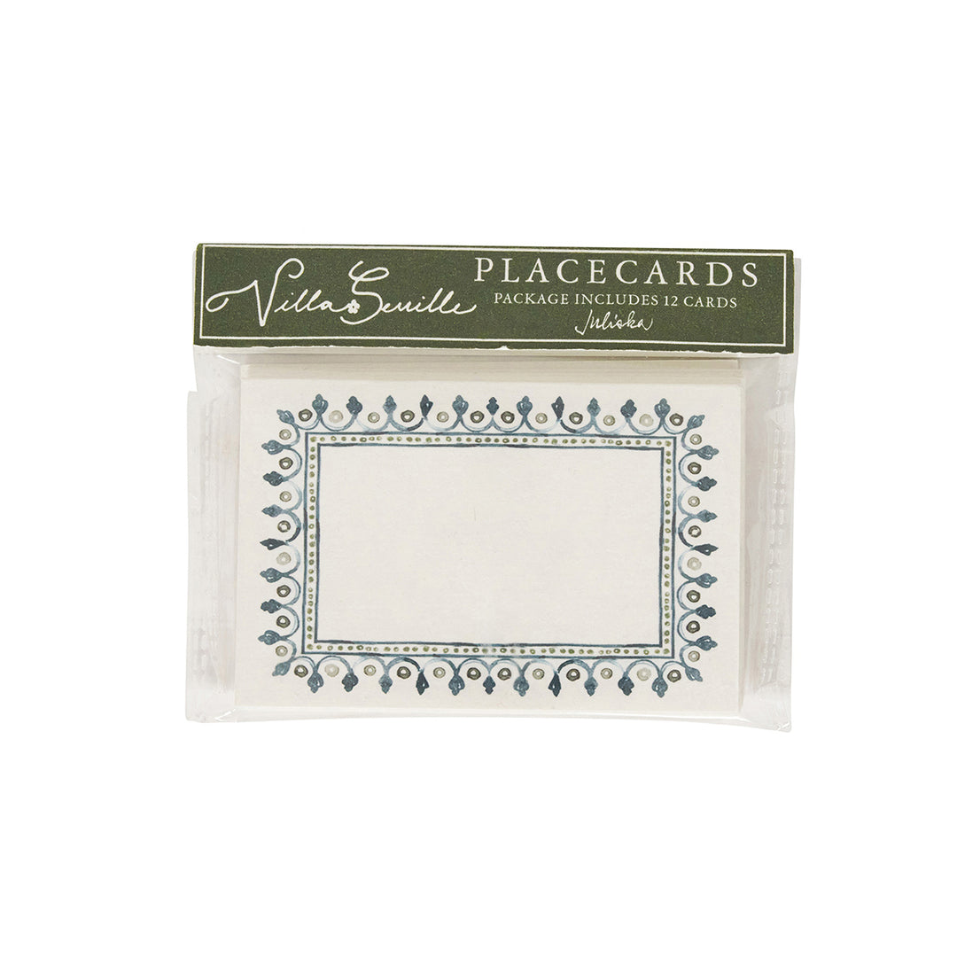 Villa Seville Place Card Set/12- Chambray