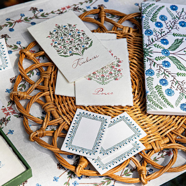 Villa Seville Place Card Set/12- Chambray