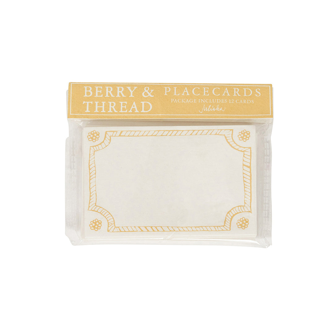 Berry & Thread Place Card Set/12 - Daffodil