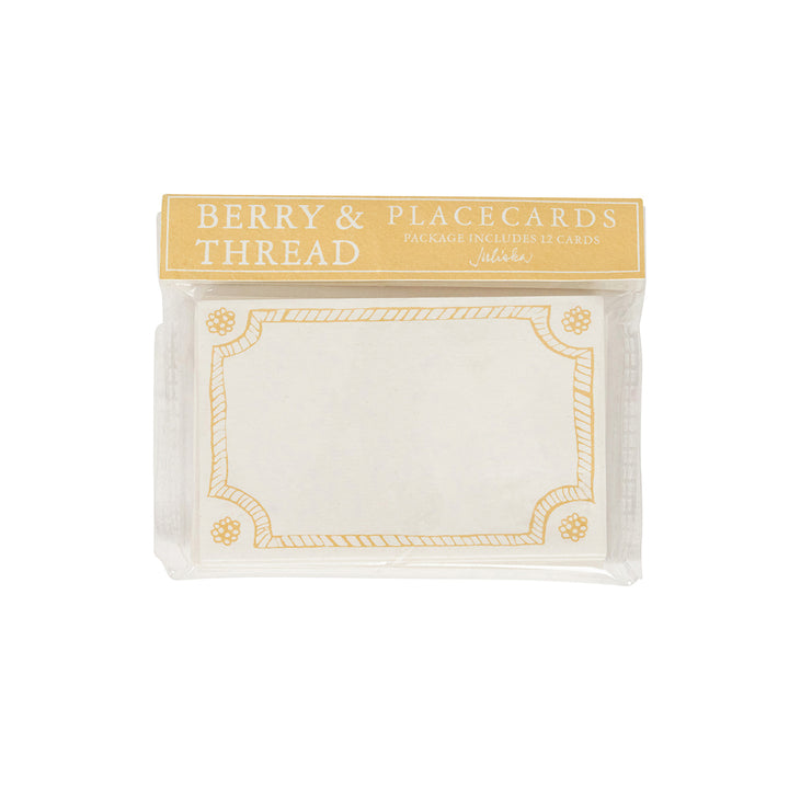 Berry & Thread Place Card Set/12 - Daffodil