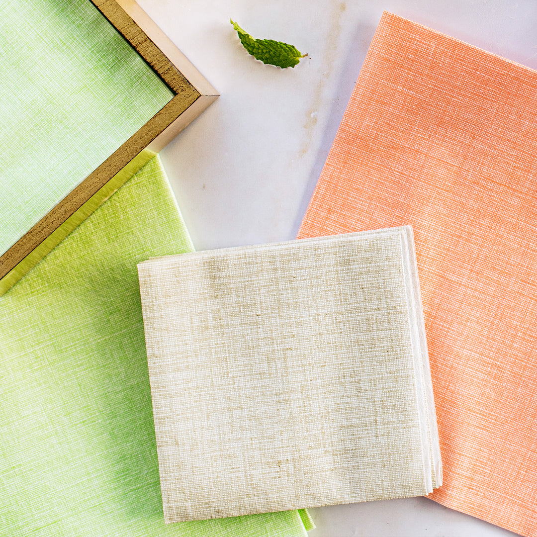 Papersoft Napkins Easy Taupe Cocktail Napkins (Pack of 20)