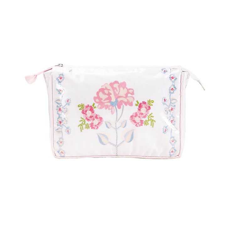 Embroidered Large Make-Up Bag