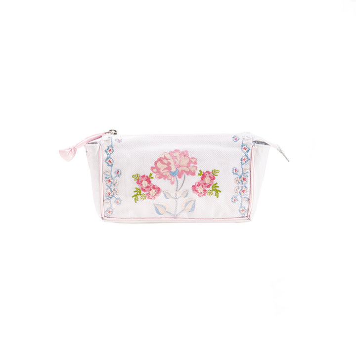 Embroidered Small Make-Up Bag