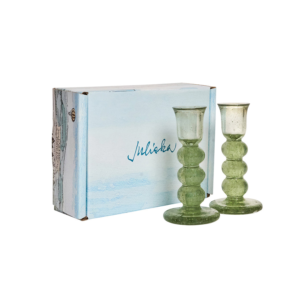 Provence 5" Candlestick Set/2 - Basil