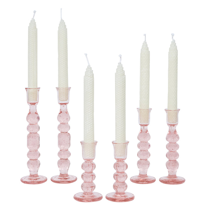 Provence 5" Candlestick Set/2 - Blush