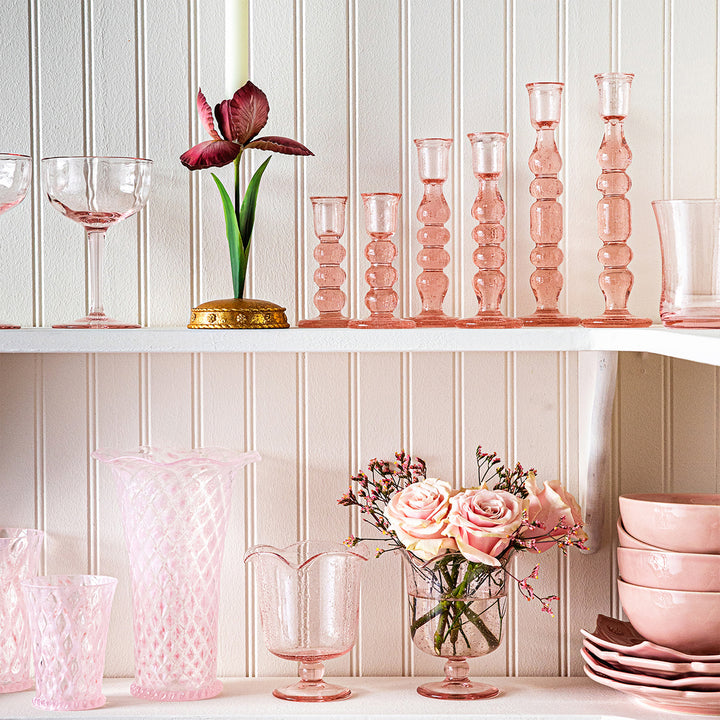 Provence 5" Candlestick Set/2 - Blush